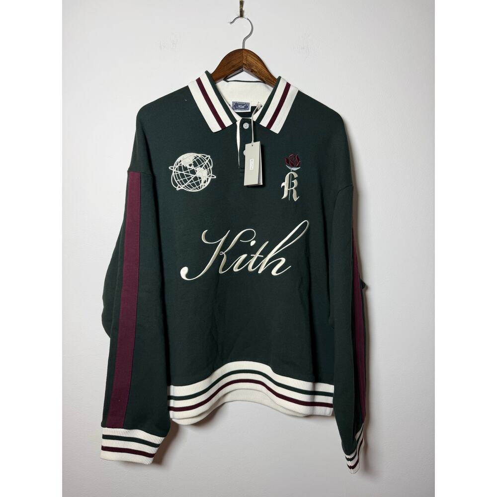 Kith Script Nelson Collared Pullover 'Stadium'
